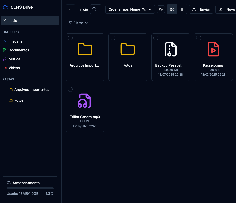 CEFIS Drive Interface Preview